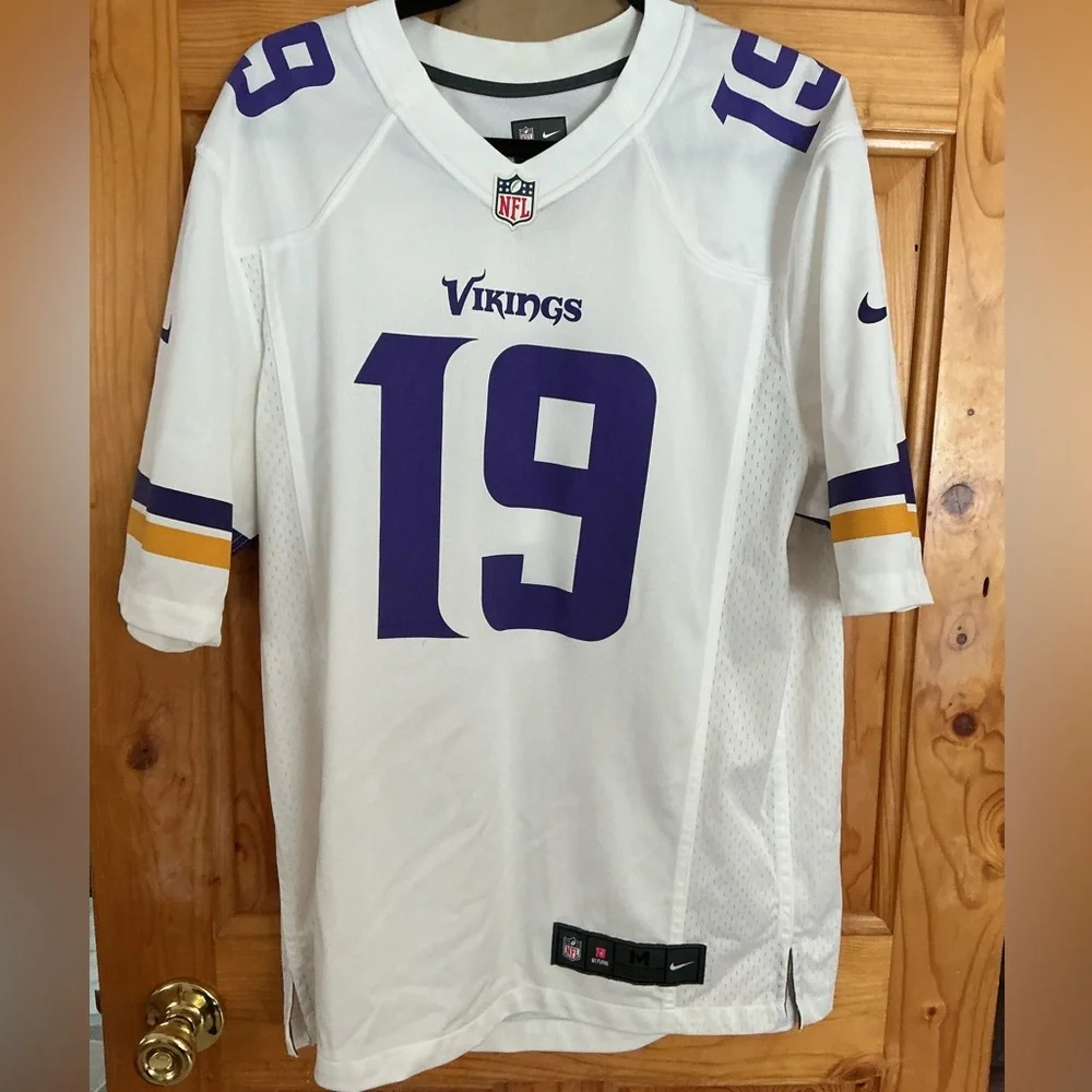 Nike Minnesota Vikings Adam Thielen #19 Jersey Size Medium White NFL Football - Picture 4 of 13